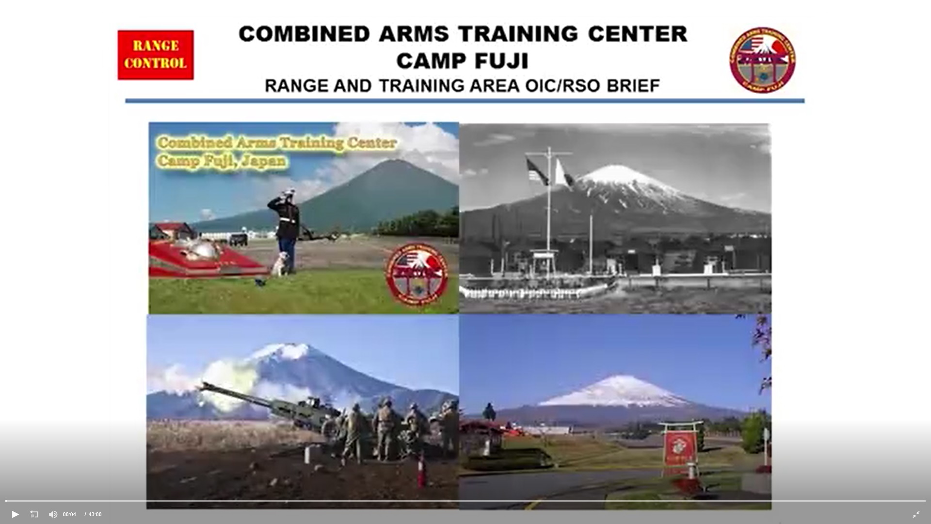 Fuji RSO OIC brief